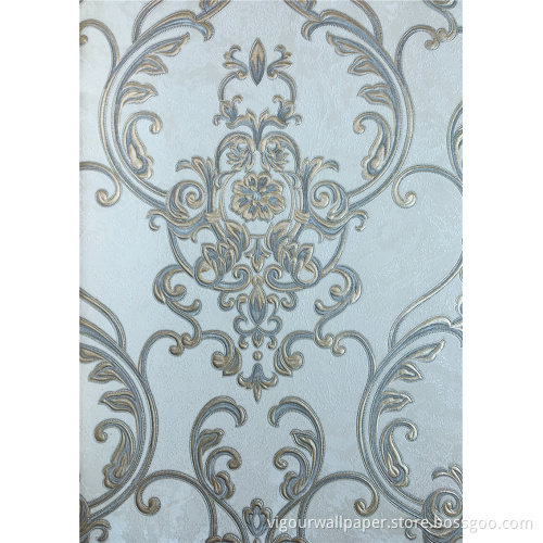 106cm Damast Muster Wandpapier Blume Tapete